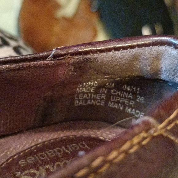 Clarks brown leather ladies bendables shoes size 5 in mint condition. - Picture 7 of 9